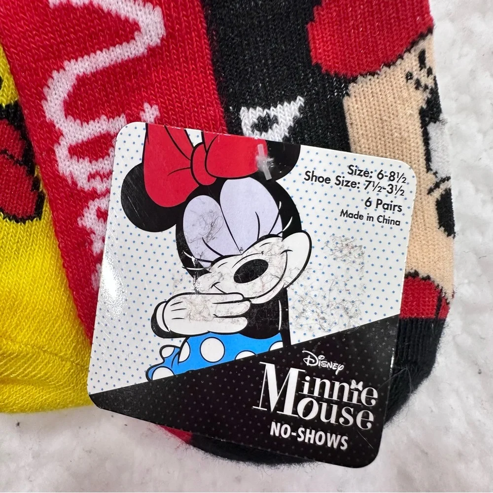 Girl’s Mickey and Minnie Mouse Socks